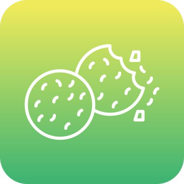 Eşsiz Melon Vektör Kabartma Simgesi