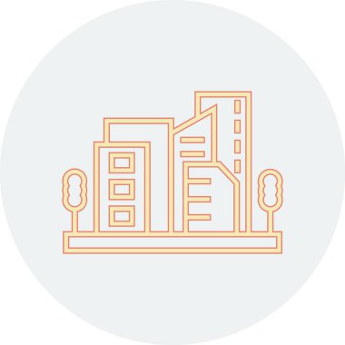 Fabrika vektör simgesi. Beyaz arkaplan fabrikasında izole edilmiş çizgi vektör sembolü ve