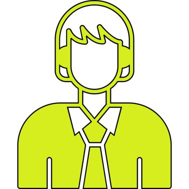 Adamım. Web simgesi vektör illüstrasyonu