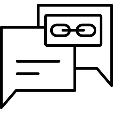 konuşma balonu ikonu vektör illüstrasyon tasarımı