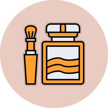 Haplı bir şişe. Web simgesi basit illüstrasyon