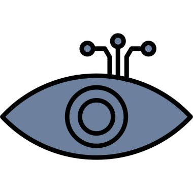 Göz. Web simgesi basit tasarım