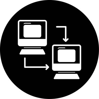 bilgisayar simgesi vektör illüstrasyonu