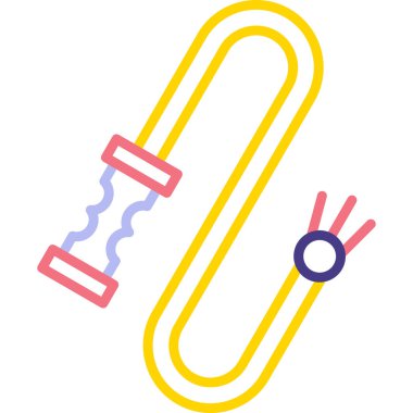 İp. Web simgesi basit illüstrasyon