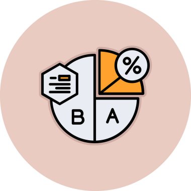 İndirim etiketi vektör çember simgesi tasarımı