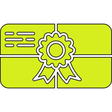 Rozet simge vektör çizim