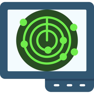 Tarayıcı. Web simgesi basit illüstrasyon