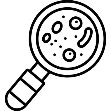 Arama simgesi. Web için basit arama vektör simgeleri çizimi