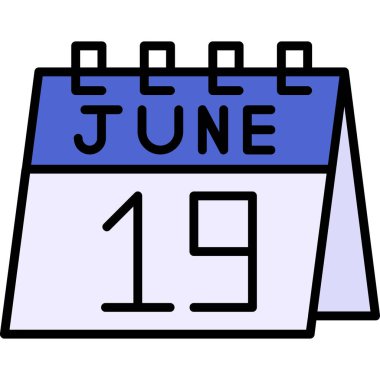 16 Haziran 'da tek bir gün takviminde. Basit temiz takvim simgesi tasarımı, 26 tarih ve yönetim beyaz arka planda izole edilmiş. Basit