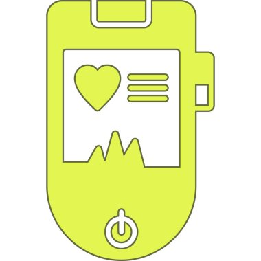 Modern b 'nin vektör çizimi akıllı telefon simgesinden yoksundur