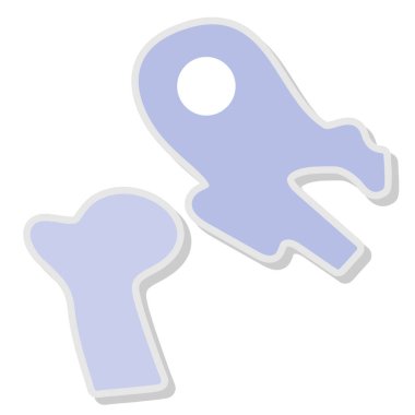 Anahtar. Web simgesi basit illüstrasyon