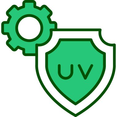 Kalkan. Web simgesi basit illüstrasyon