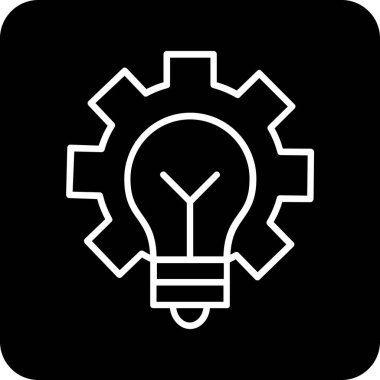 Bir dişli simgesini vektör çizim