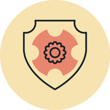 Güvenlik sistemi. Basit resimleme