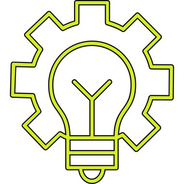 dişli fikir konsepti vektör illüstrasyonu