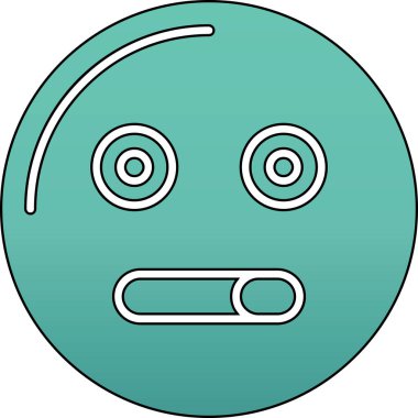 Kızgın simge simgesi. özet vektör illüstrasyonu