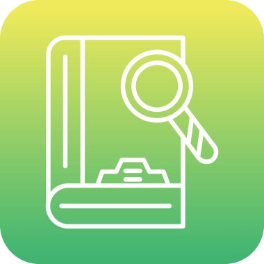 Eşsiz Vektör Satırı Simgesi