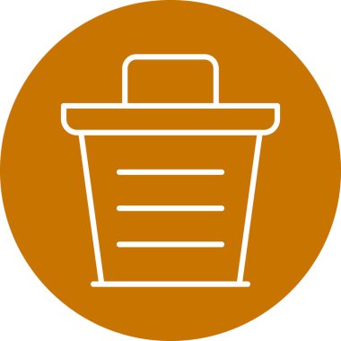 vektör çizim çöp kutusu