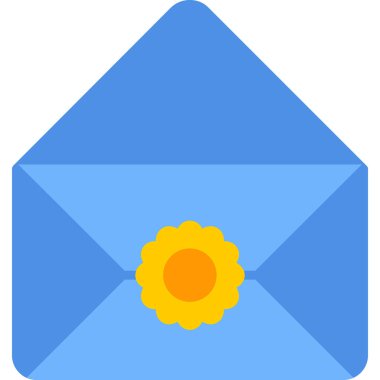 zarf e- posta simgesi düz biçimli