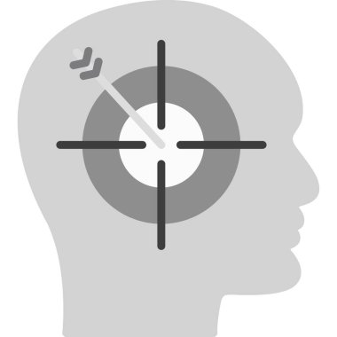 Saat simgesine sahip beyin