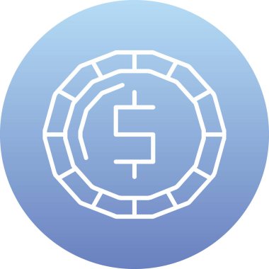 Bir simgenin vektör illüstrasyonu