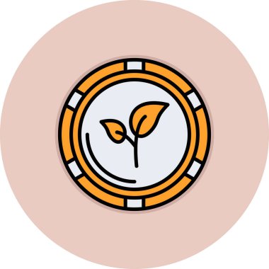 çiçek simgesi vektör illüstrasyonu