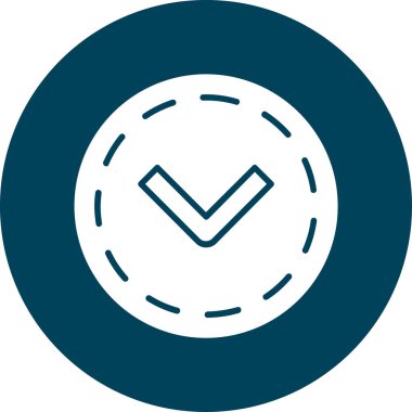 Kene simgesi soyut arka grubunda izole edildi