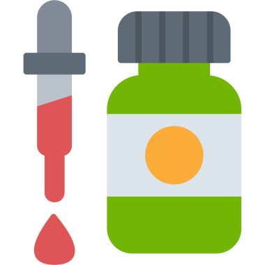 İlaç şişesi. Basit tasarım