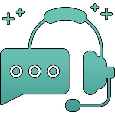 Modern bir simgenin vektör illüstrasyonu