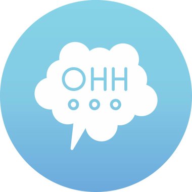 konuşma balonu simgesi, vektör illüstrasyonu