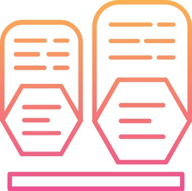 Kitap. Web simgesi basit illüstrasyon