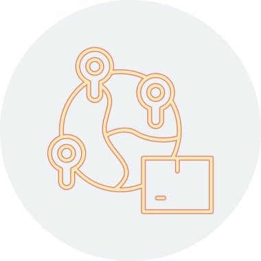 seo modern simgesinin vektör illüstrasyonu