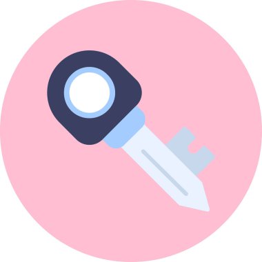 anahtar vektör simgesi modern basit illüstrasyon