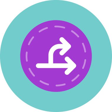 ok simgesinin vektör illüstrasyonu