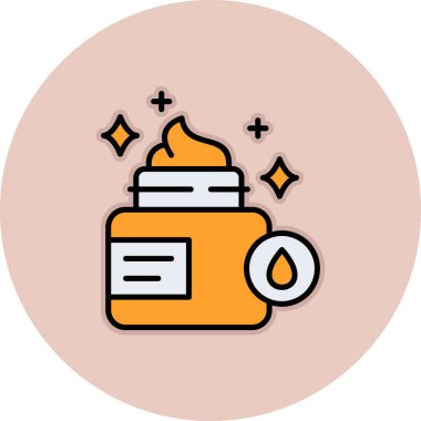 Beyaz arkaplanda hat benzini ikonu izole edildi. Benzin ve benzin deposu. Tank ikonu. Renkli taslak konsepti. vektör