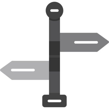 ok yönü simgesi ana hat biçiminde