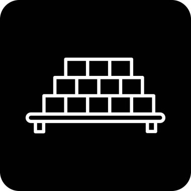 bar. Web simgesi vektör illüstrasyonu