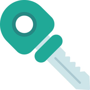 Anahtar simgesi vektör illüstrasyonu