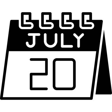 Bir günlük takvimdeki 20 Temmuz tarihi