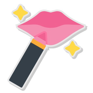 Çizgi film asasının vektör çizimi