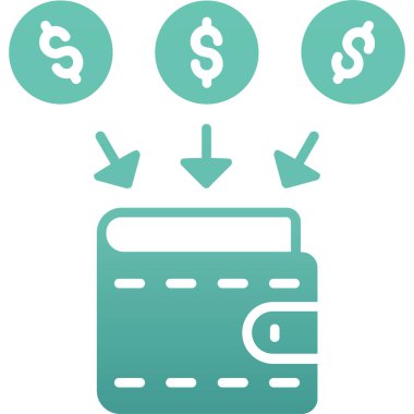 Ödeme uçbirim vektörü simgesi