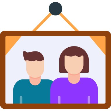 İş toplantısı. Basit simge