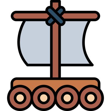 Web simgesi gemi, illüstrasyon vektör