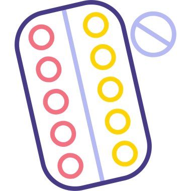 Haplar. Web simgesi basit illüstrasyon