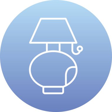 Lamba. Web simgesi basit illüstrasyon