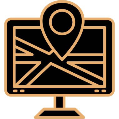 seo modern simgesinin vektör illüstrasyonu