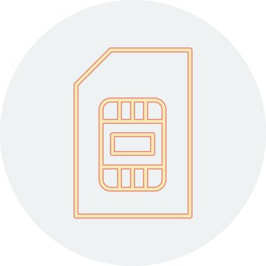 Modern bina ikonundan yoksun vektör illüstrasyonu