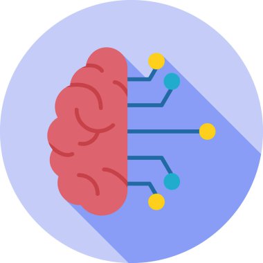 beyin yapay zeka simgesi