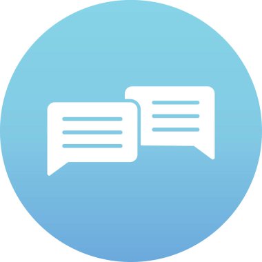 konuşma kabarcığı vektör simgesi tasarımı