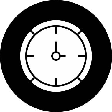 Seo modern simgesinin vektör illüstrasyonu, saat simgesi